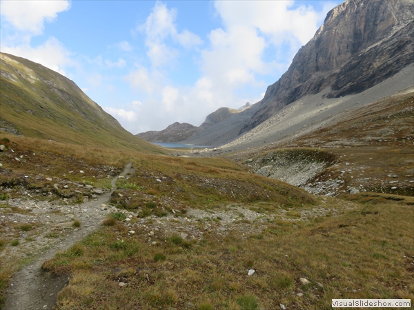 ...Blick zurück auf den Lägh pit da la Duana