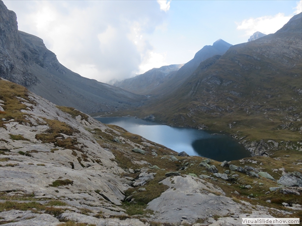 Blick zurück auf den Lägh da la Duana