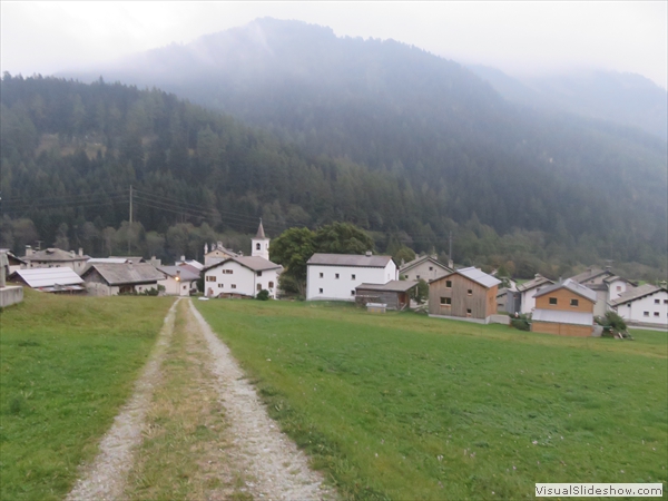 Einlaufen in Casaccia