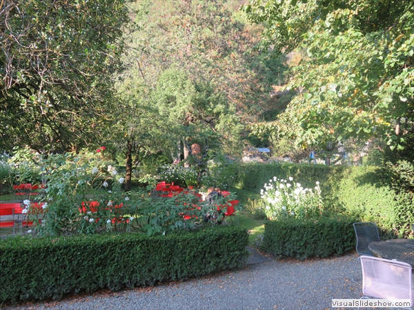 der Garten hinterm Palazzo