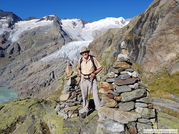 Gauligletscher, links Ewigschneehorn, rechts Bärglistock