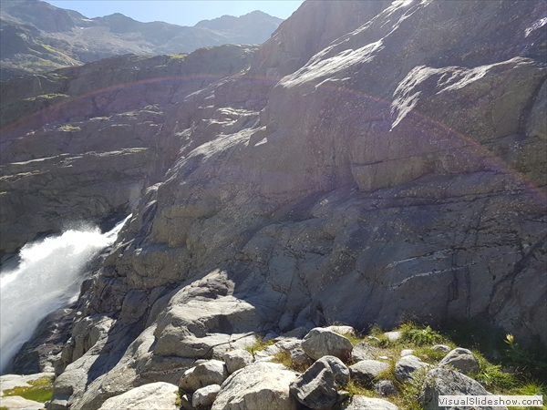 ...die Abstiegsroute, wer sieht die "Leiter"?