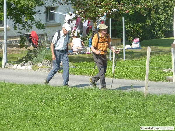 ...Eintreffen in Lungern Obsee, offensichtlich ein bisschen "auf dem Hund"